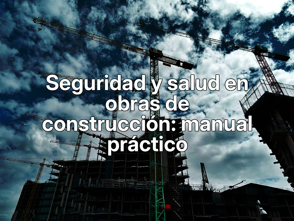 Seguridad y salud en obras de construcción: manual práctico